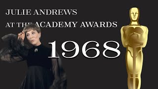 Julie Andrews at the 40th Academy Awards 1968  Oscar Nominations Thoroughly Modern Millie [upl. by Needan]