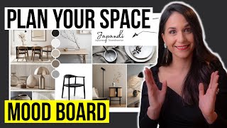 INTERIOR DESIGN How To Create a Mood Board Step by Step Easy Tutorial Using Canva [upl. by Garrik]