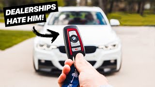 HOW TO REPLACE A BMW KEY FOB BATTERY [upl. by Bernadina]