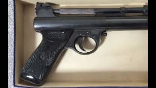 Webley MK1 177 Air Gun pistol [upl. by Pegeen]