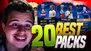 MES 20 MEILLEURS PACKS DE LANNÉE SUR FUT 16 [upl. by Justen358]