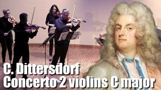 C Ditters von Dittersdorf  Concerto for 2 violins in C major [upl. by Heady]