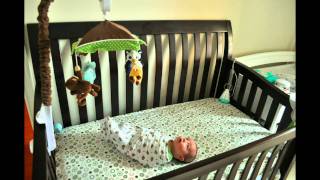 Mason baby scooting in his crib [upl. by Enayd]