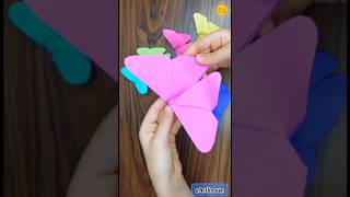 Easy Origami Butterfly In only 1 Minutes  Very SimpleBUTTERFLY [upl. by Housum]