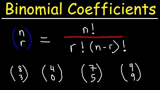 How To Evaluate Binomial Coefficients [upl. by Semreh511]