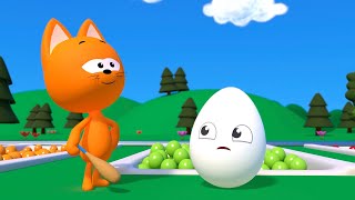 Eggs Colouring  Kote Kitty Games for Babies [upl. by Sisco]