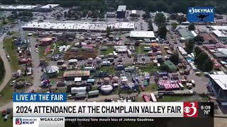 Champlain Valley Fair attendance strong headed into weekend [upl. by Dewain508]