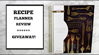 Recipe Planner Review  GIVEAWAY Recollections Planner first impression and walkthrough [upl. by Ezzo]