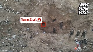 Israel destroys massive tunnel system under Gaza cemetery where Hamas operatives helped plot Oct 7 [upl. by Riane564]