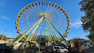 Kirmes Bocholt 2023  Aufbau Kirmes Rundgang  Opbouw Kermis [upl. by Llabmik]