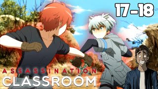 Nagisa VS Karma  Assassination Classroom Season 2 Episode 17 and 18 Blind Reaction [upl. by Bortman]