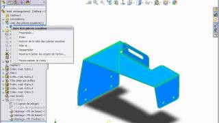 Tuto SOLIDWORKS  Propriétés des mises a plat [upl. by Marney]