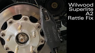 Oldschool Wilwood Superlite 1 amp GN Caliper Thrust plate rattle Fix [upl. by Mw]