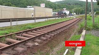 Hochwasser Katastrophe Eifel Das Ende der Oleftalbahn Teil 1  Nebenbahn BÜ track damage 0821 [upl. by Willow540]