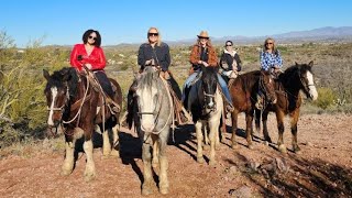 Horseback riding at Rancho de los Caballeros in Wickenburg Arizona [upl. by Okoyk]