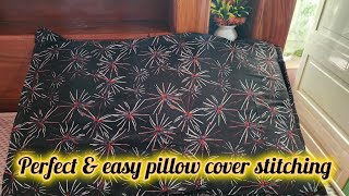 ഈ വീഡിയോ നിങ്ങൾക്ക് ഉപകാരപ്പെടും 💯💯pillow cover cutting and stitching [upl. by Sinnej]