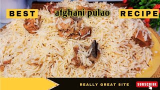 Kabuli Pulao Afghani Pulao simple recipe 😋 by smart cooking [upl. by Farand]