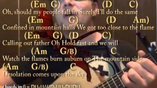 I See Fire Ed SheeranThe Hobbit Guitar Cover Lesson Lyrics and Chords  Sing and Play [upl. by Asenej]