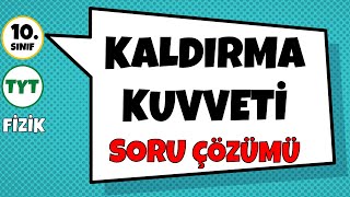 Kaldırma Kuvveti  Soru Çözümü [upl. by Azila187]