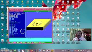 CNC Manual Part programmingMilling DemoFanuc Milling Simulation software Problem2Session2 [upl. by Lamonica189]