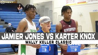 Fivestar prospects Jamier Jones vs Karter Knox battle at the Wally Keller Classic [upl. by Annavaig]