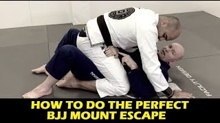 How To Do The Perfect BJJ Mount Escape by John Danaher [upl. by Mapel]