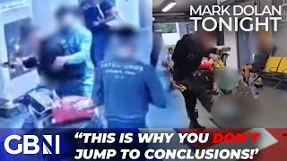 SHOCKING new footage shows police attacked ahead of Manchester airport excessive force incident [upl. by Eimyaj459]