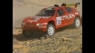 1993 Pharaohs Rally Raid  Stage 6  Citroen ZX  Mitsubishi Pajero  Eurosport [upl. by Roos]