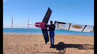 Vlog 36 How to sail a FOILING MOTH [upl. by Ecinrahs]