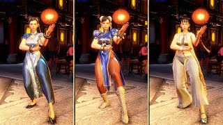 ChunLi Outfits  Street Fighter 6 [upl. by Neehs]