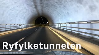 Ryfylketunnelen Ryfast  Kjøretur gjennom verdens lengste og dypeste undersjøiske veitunnel 4K [upl. by Kendry]