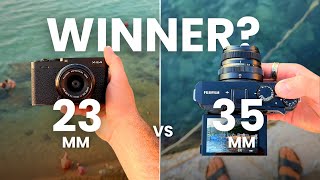 Which Fujifilm Lens Should You Get 23mm vs 35mm F2 [upl. by Iveksarap]