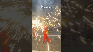 Correfoc La Merce 2024 Barcelona travel bcn football barcelona lamerce fy fyp pov art arts [upl. by Idoux]