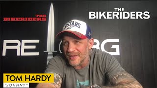 Tom Hardy Talks About quotThe Bikeridersquot Movie [upl. by Rihat815]