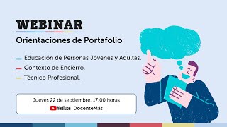 Orientaciones de Portafolio EPJA  ECE EMTP [upl. by Speroni]