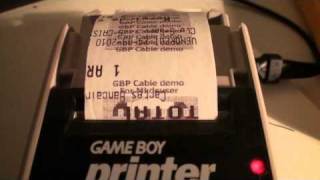 Gameboy Printer USB Cable [upl. by Vanden]