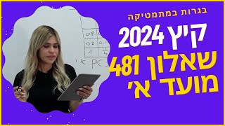 בגרות 481 חורף 2024 שאלה 7 חקירת פונקצית שורש [upl. by Ad119]