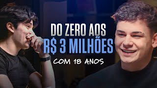 Do Zero aos 3 Milhões aos 18 Anos  O que ele fez  Caio Dlugosz  FNM Podcast [upl. by Orelu]