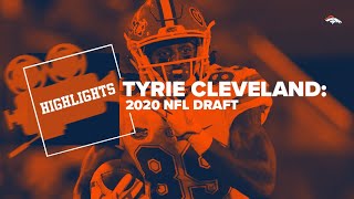 2020 NFL Draft Highlights  WR Tyrie Cleveland [upl. by Rehtse430]