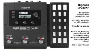 Digitech RP360XP direct recording [upl. by Malissa]