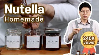 Healthier Homemade Nutella with no additives  Hanbits secret recipe [upl. by Eem]