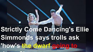 Strictly Come Dancings Ellie Simmonds says trolls ask hows the dwarf going to dance [upl. by Brookes]