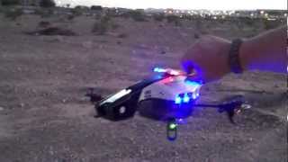 AR Drone 20 Police Light kit from SDT info [upl. by Wahkuna]