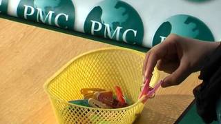 Pegging a Basket Montessori Practical Life Exercise [upl. by Stuckey90]