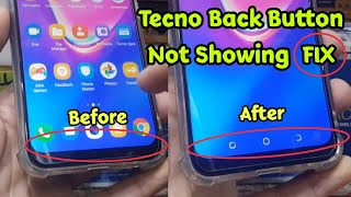 TECNO Mobile Back Button Not Showing FIX [upl. by Mercy]