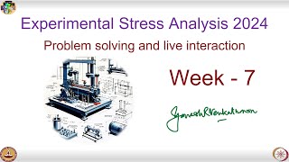 Experimental Stress Analysis  Live Session  Week  7  2024 [upl. by Norri768]