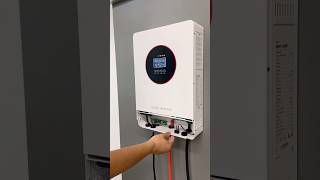 How to install our new solar inverter easily solarinverter factory [upl. by Ahsilrae527]