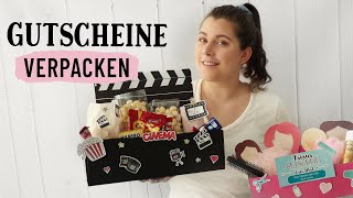 Gutschein verpacken – lustige und kreative Ideen für Geschenkgutscheine 💌 [upl. by Nnaeinahpets]