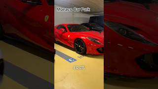 Car park full of SUPERCARS 🤩🔥🏎️ shorts supercars monaco [upl. by Aara]