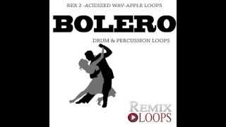 BOLERO DRUM LOOPS AUDIO SAMPLE [upl. by Radman]